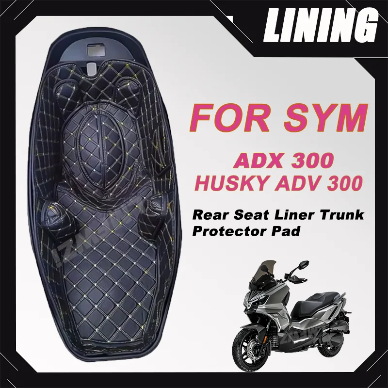 For SYM ADX300 HUSKY ADV300 Motorcycle Storage Box Seat Bucket Lining Pad Protector Accessories