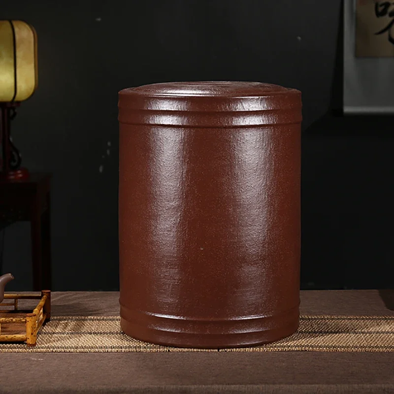 

Loose Tea Gift Tin Luxury Chinese Flour Puer Airtight Tea Container Coffee Storage Purple Sand Cajas De Te Home Decor GXR35XP