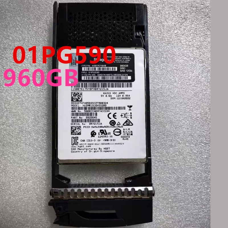 New Original Solid State Drive For DE2000H DE4000H 960GB SAS 2.5