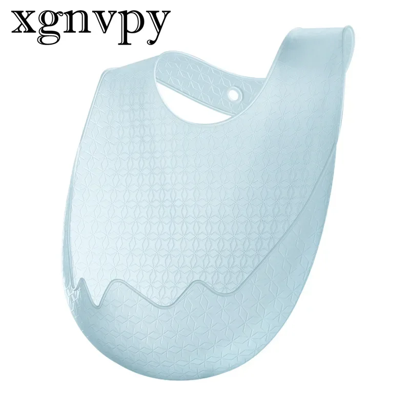 xgnvpy Silicone Bib Waterproof Saliva Baby Bibs for Baby Accessories Feeding Soft Aprons Baby Adjustable Burp Scarf