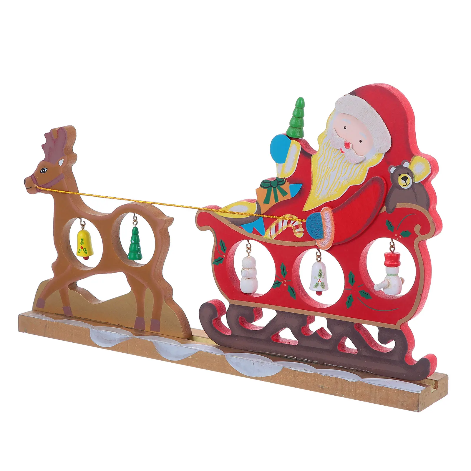 

Wooden Christmas nament Wooden naments Safe Decorative Item Living Room Desk Table Bookcase Shelf Xmas Gift