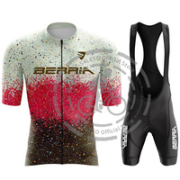 BERRIA Cycling Jersey Set 2024 Summer Men Star Point Cycling Clothing Short Bike Jersey Breathable Racing Sport Bicycle Jersey