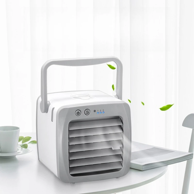 Compact USB Spray Cooler, Mini Mist Fan with Dual Functions of Chilling & Moisturizing