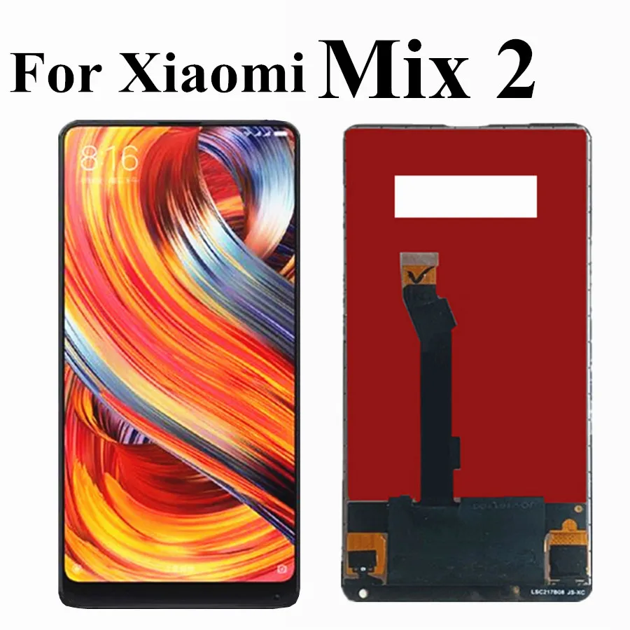 5.99  LCD For Xiaomi Mix 2 LCD Touch Screen Digitizer Assembly for For Xiaomi mi mix2 MDE5 LCD screen Replacement