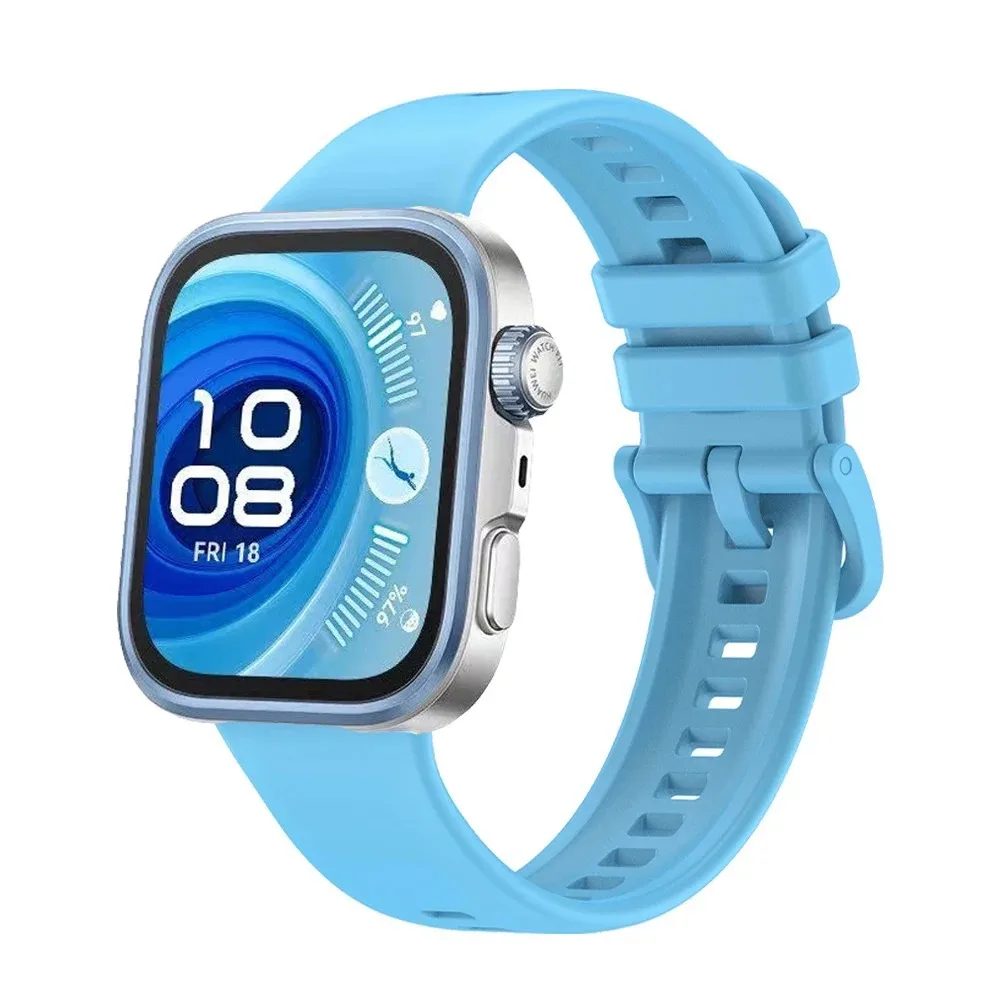 Sports Silicone Strap for Huawei Watch Fit 3/4/4 Pro Smartwatch Colorful Buckle Wristband for Huawei Watch Fit 4 Pro Accessories