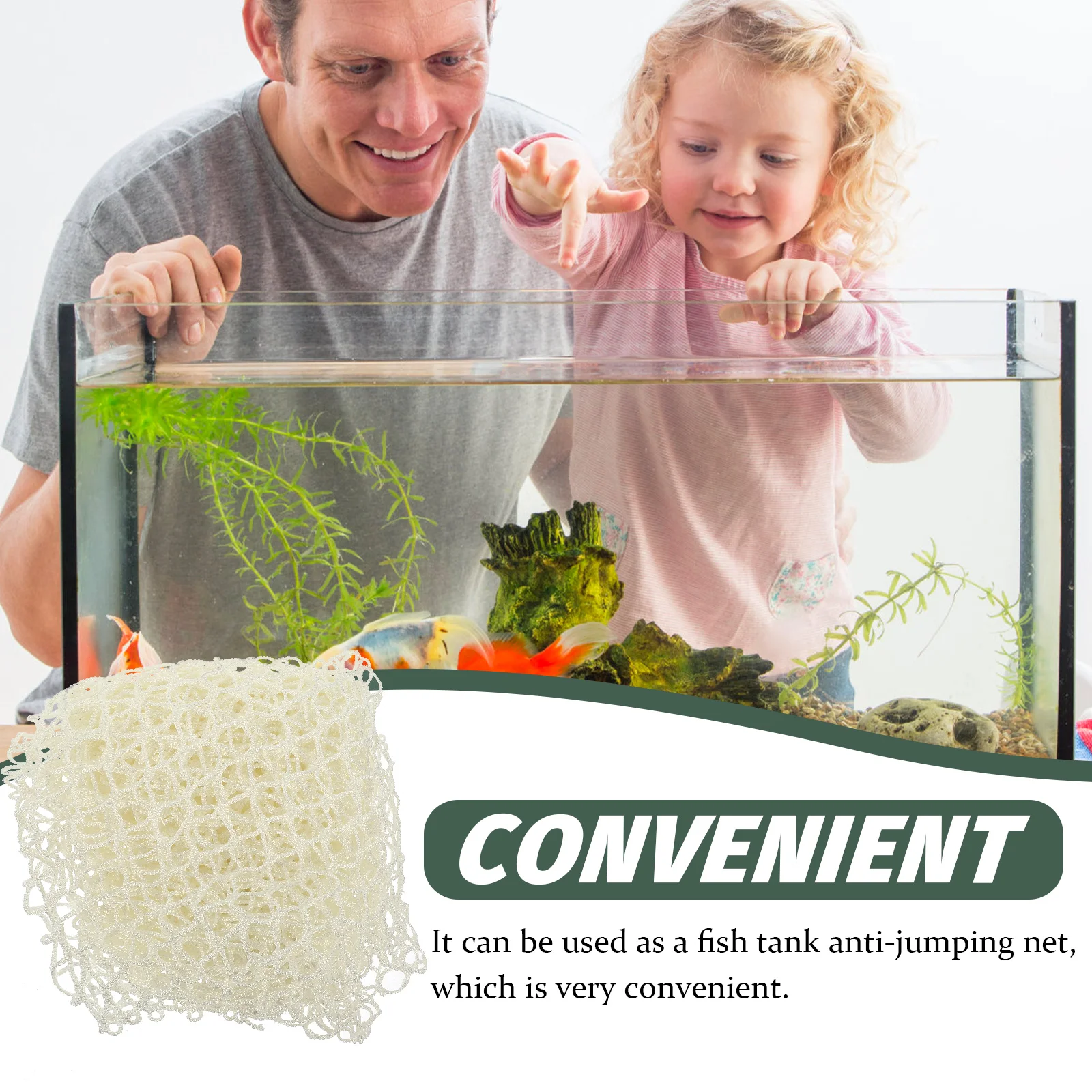 

Anti-escape Net Fish Aquarium Tank Netting Container White Cover Turtle Screen Terrarium