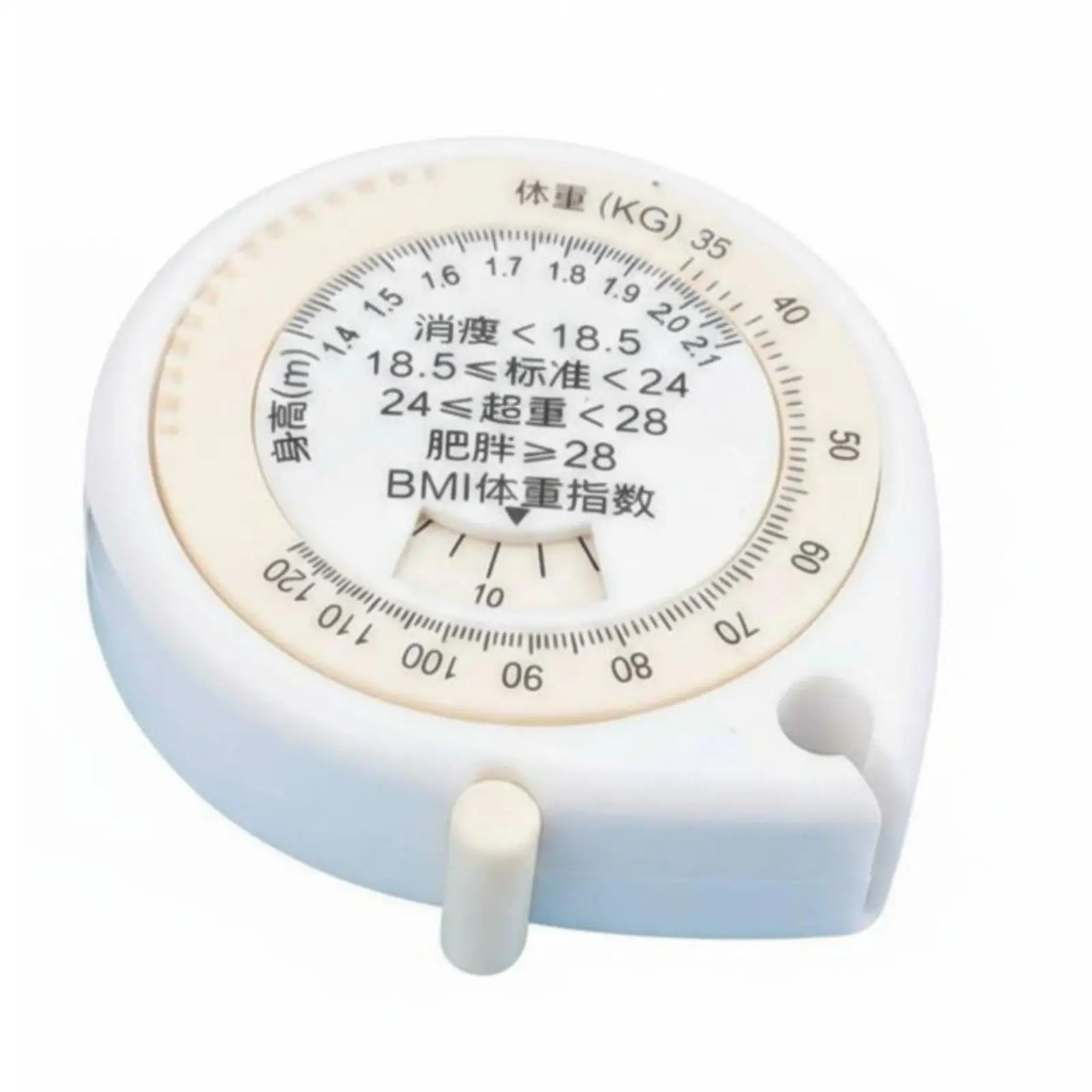 Retractable Body Tape Measure Push-Button Retraction Waist Circumference