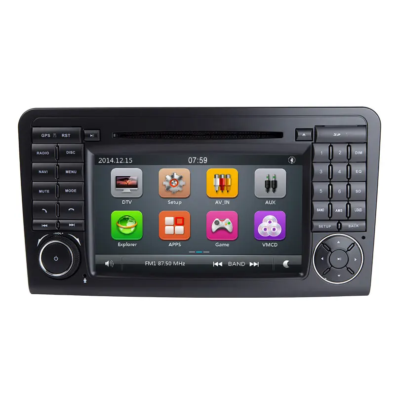 2 Din AutoRadio Car DVD Player For Mercedes Benz ML W164 ML300 GL X164 GL320 350 420 450 500 R W251 GL320 GL500 Multimedia