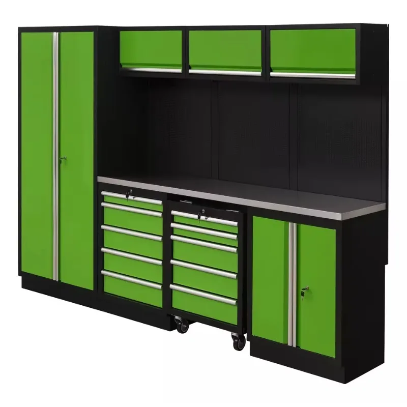 Heavy Duty Metal Steel Garage Tool Cabinet, Workshop Workstation Drawer Work Bench
