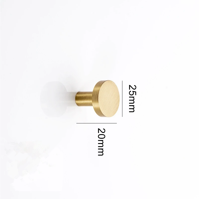 Confezione da 2 ganci dorati da parete in ottone resistente, ganci decorativi in metallo per appendere cappotti e cappelli, ganci moderni per bagno