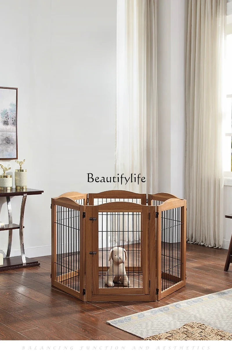 Freestanding Pet Fence with Door Foldable Dog Cat Fence   клетка для хомяка   jaula para hámster