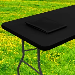 Olanly-Mantel rectangular impermeable, Protector de mesa lavable, apto para mesas plegables, Camping, exterior e interior