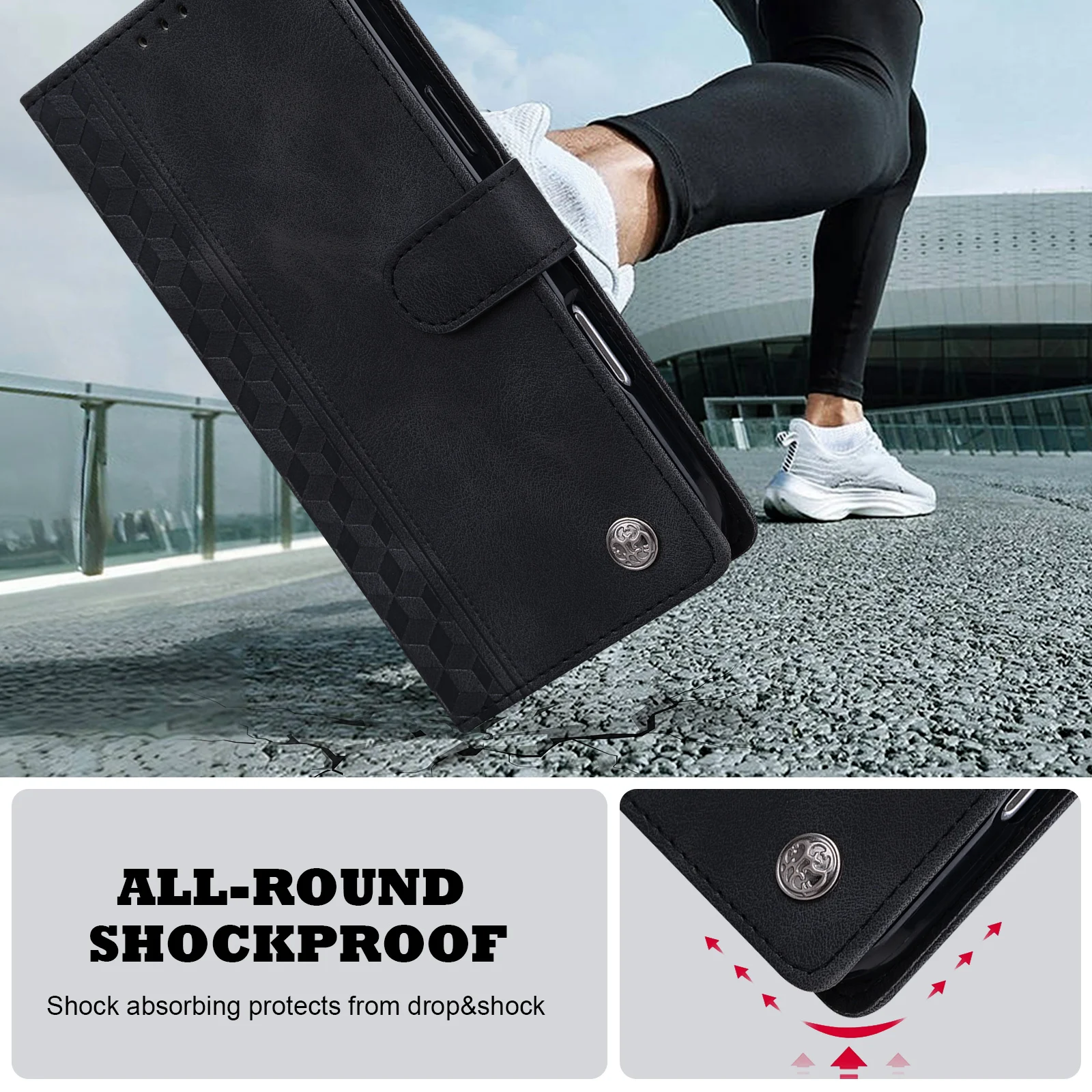 Magnetische Flip Leather Cover Wallet Case Voor Google Pixel 9 9a 8 8a 7 7A 6 6A 5 5A 4 4A 3A XL Pro 4G/5G