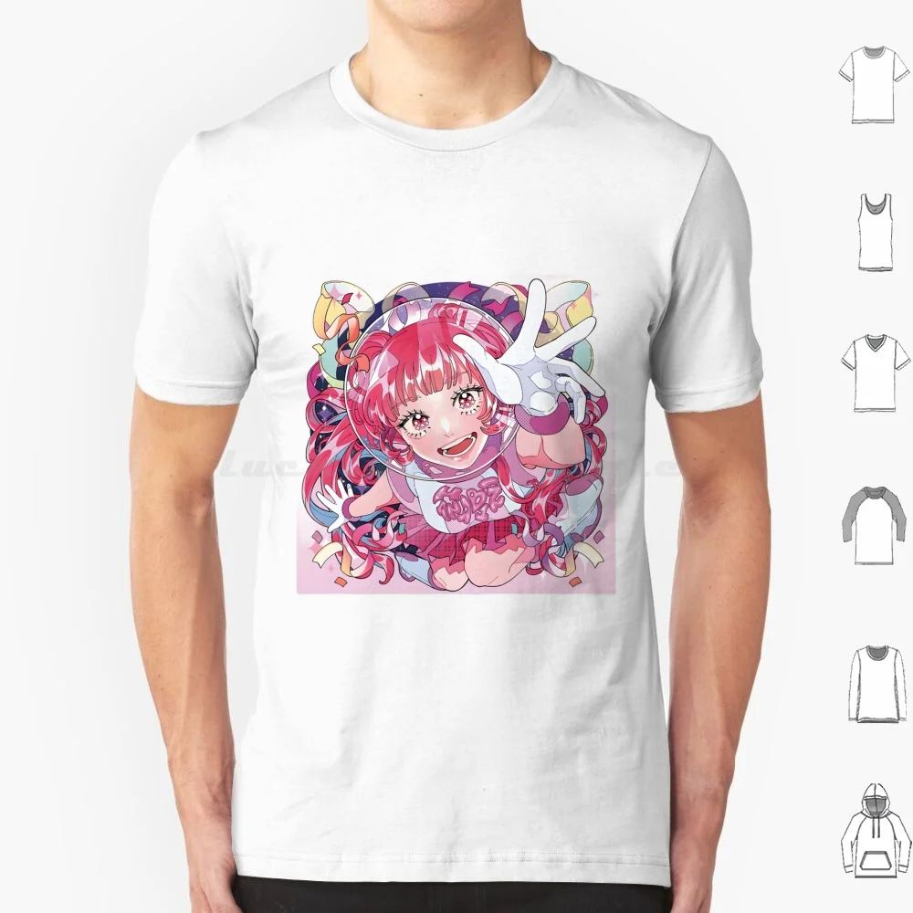 

Футболка Hanabie 6xl, хлопковая крутая футболка Hanabie Music Band Kpop Japan Tokyo Yukina Song Cd