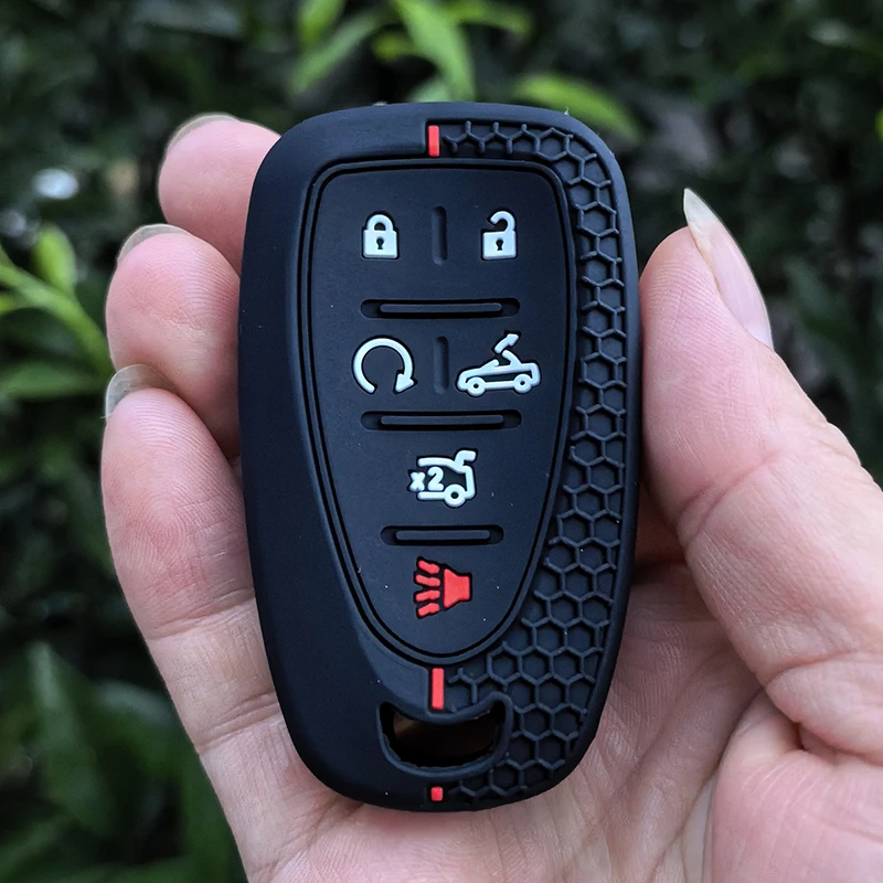 Funda de Silicona para Llaves de Coche Chevrolet Bolt EV Onix 2023 Cruze Spark Silverado Volt Equino Camaro Aveo Sonic