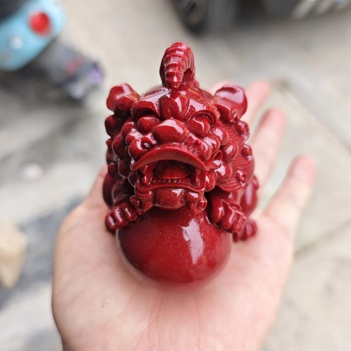 Live stream supply cinnabar cornucopia ornament dragon turtle fortune tree Wenchang tower purple gold sand handicraft ornament w