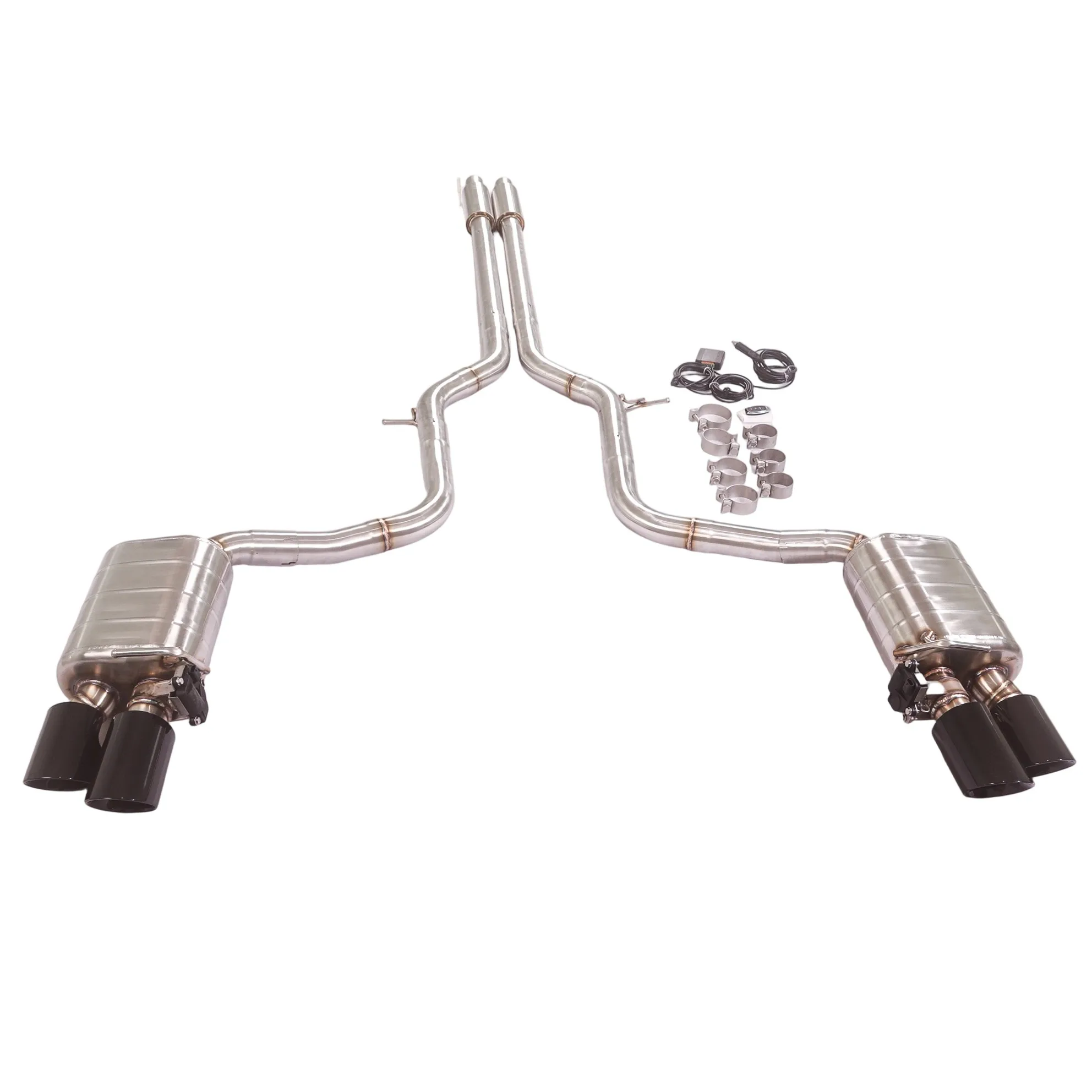 

GFC catback exhaust muffler for 2010-2016 Porsche Panamera 3.0 3.6L V6 Car electric valve exhaust system made of sus304 pipe