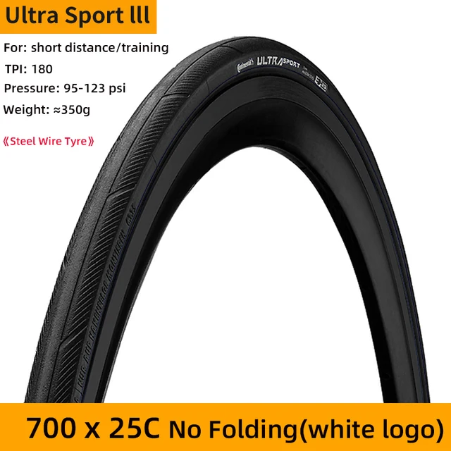 Continental Rennradreifen ULTRA Sport III & GRAND Sport Race 700× 25C /28C/32C Rennrad Nicht-Faltbarer / Faltbarer Gravel-Reifen – Detail 18