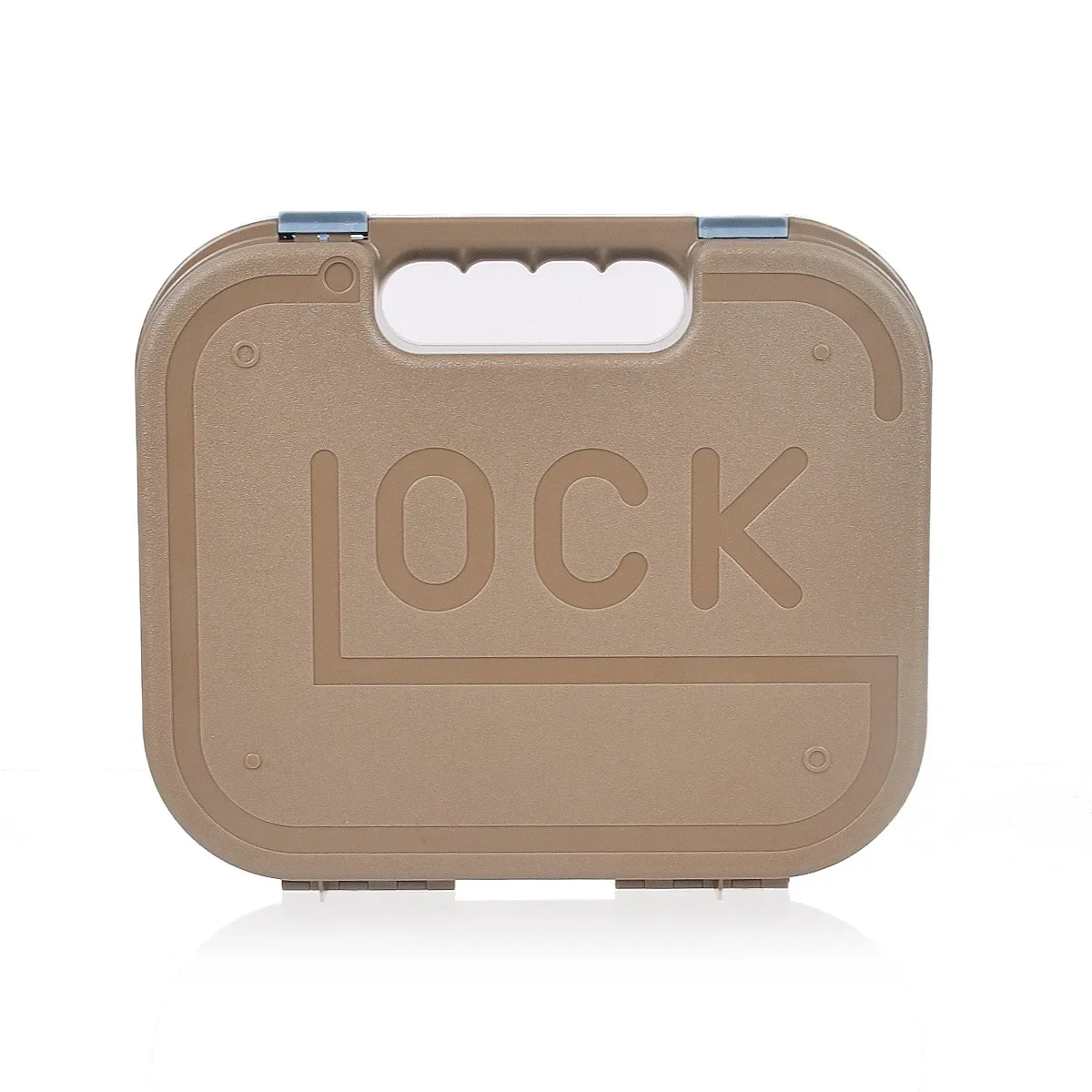 Waterproof ABS Padded Handgun Pistol Case  Portable Plastic Suitcase For Glock Storage  Multifunctional Durable Box