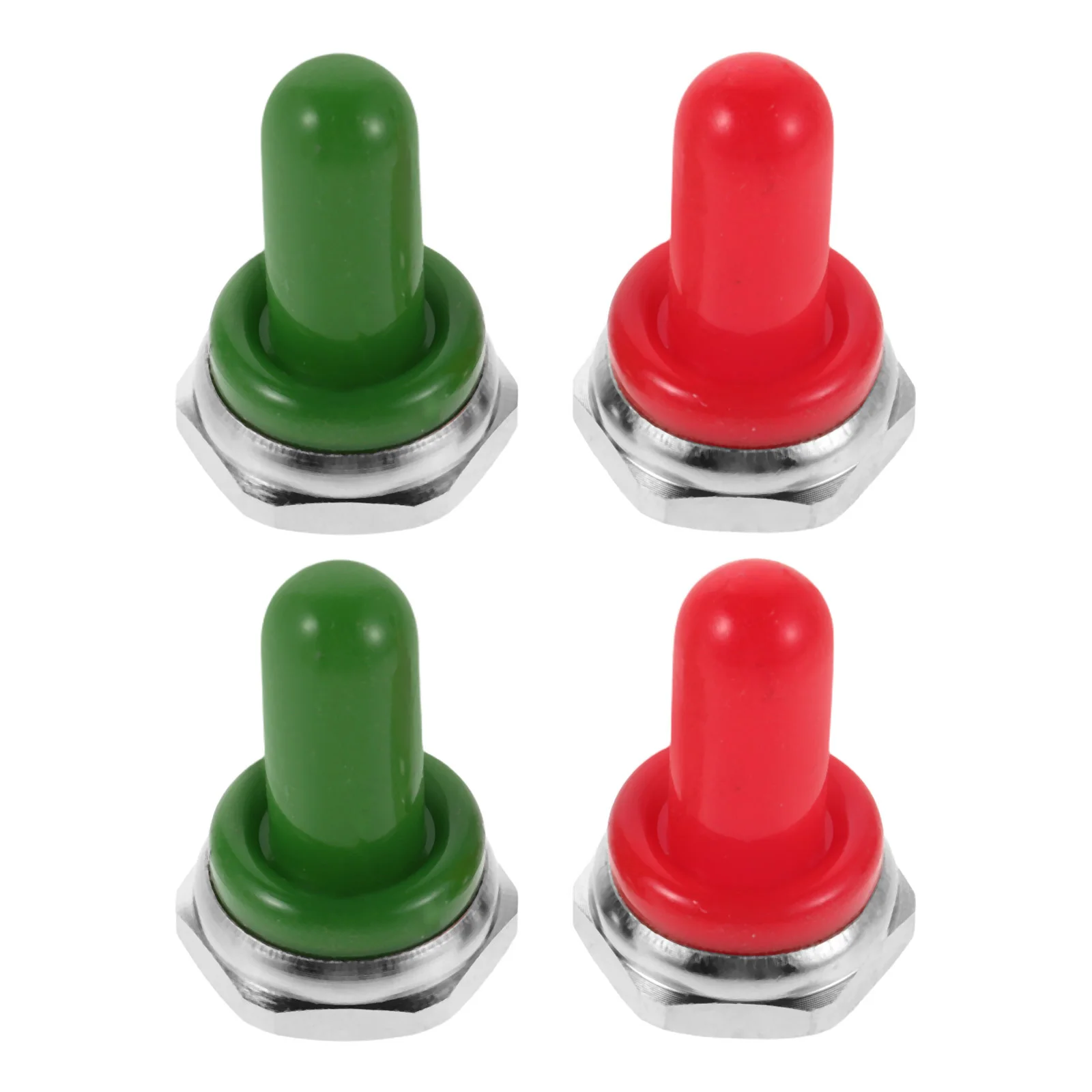 4 قطعة اكسسوارات الغيتار مقاوم للماء الروك التبديل حامي 12 مللي متر تبديل غطاء المقبض ل الغيتار الكهربائي لاقط محدد المطاط التمهيد