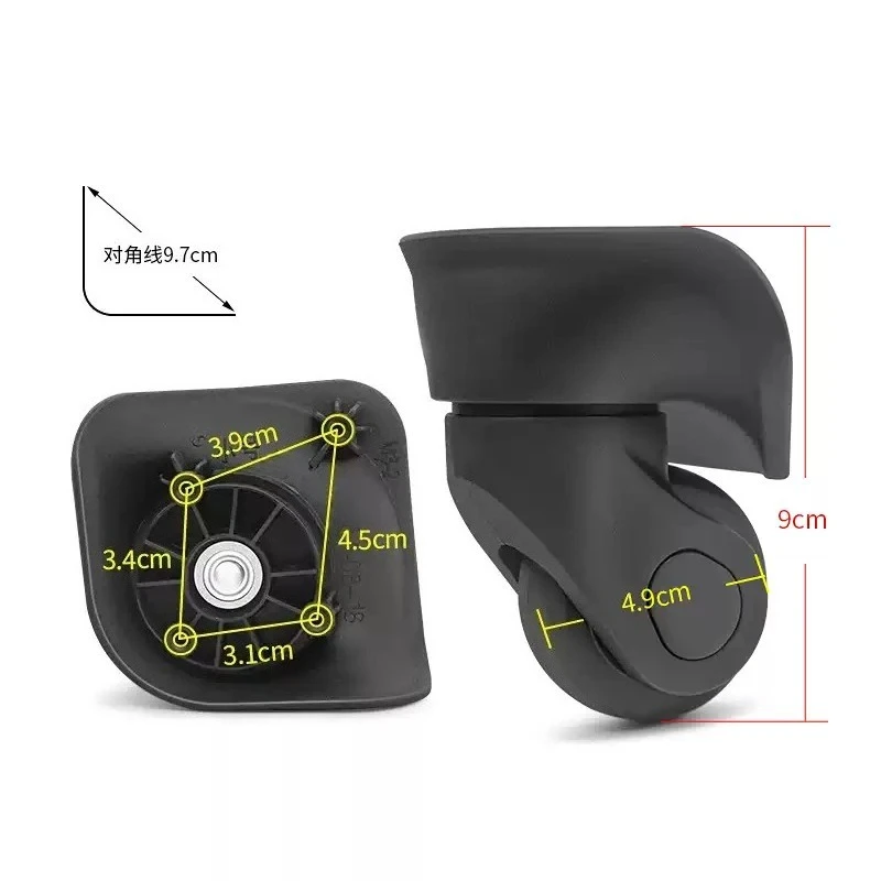 W142 A08-18 A019 Universal Replacement Caster Wheels Travel Trolley Suitcase Repair Spare Rolling Wheel Accessories
