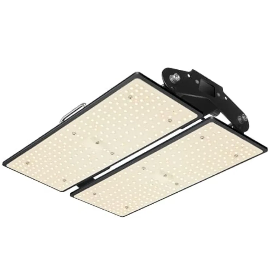 

Светодиодный светильник для растений 200 Вт с регулируемой по углу установкой, для различных сценариев выращивания, черный и серебристый цвета, оптимизированный дизайн.