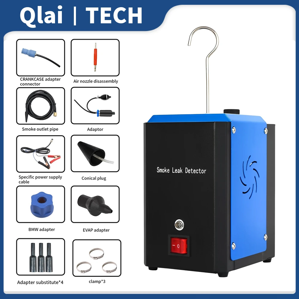 

12V Car Smoke Leak EVAP Smoke Leak Tester Machine Vacuum Fuel Pipe Oil Leakage Detector Auto Diagnostic Tools