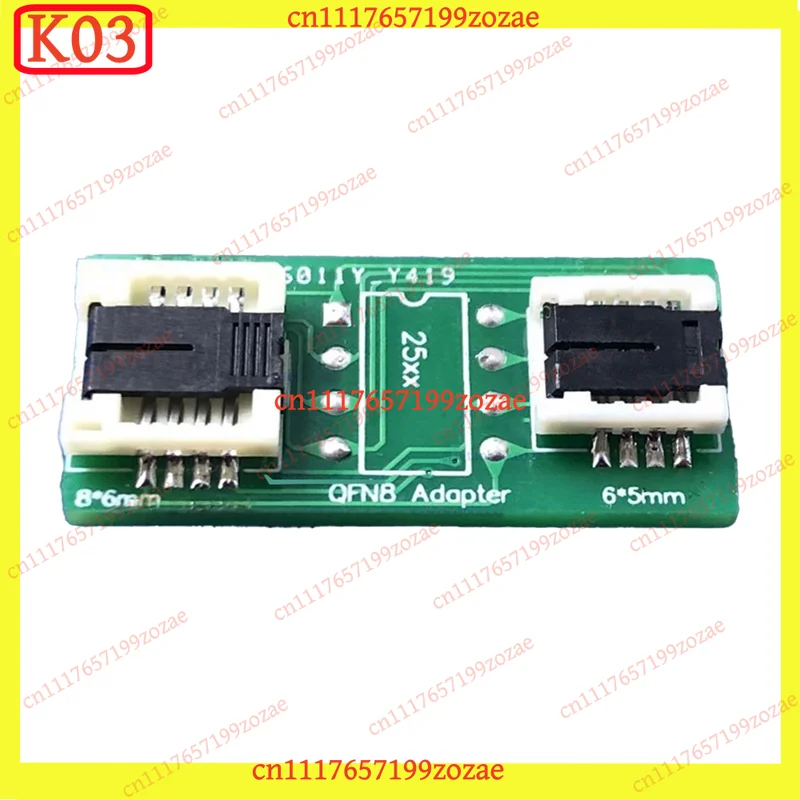 LK k3 QFN8 WSON8 DFN8 to DIP8 Test Socket Adapter, Universal SMT to DIP Converter for 6x5mm & 8x6mm BIOS Flash