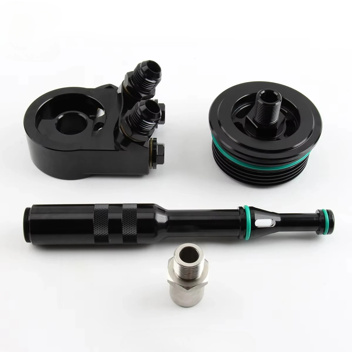 New Oil Cooler Adapter Heatsink Aluminum Alloy for W204 C250 C220 CDI CLA220 CDI W205 W212 M65