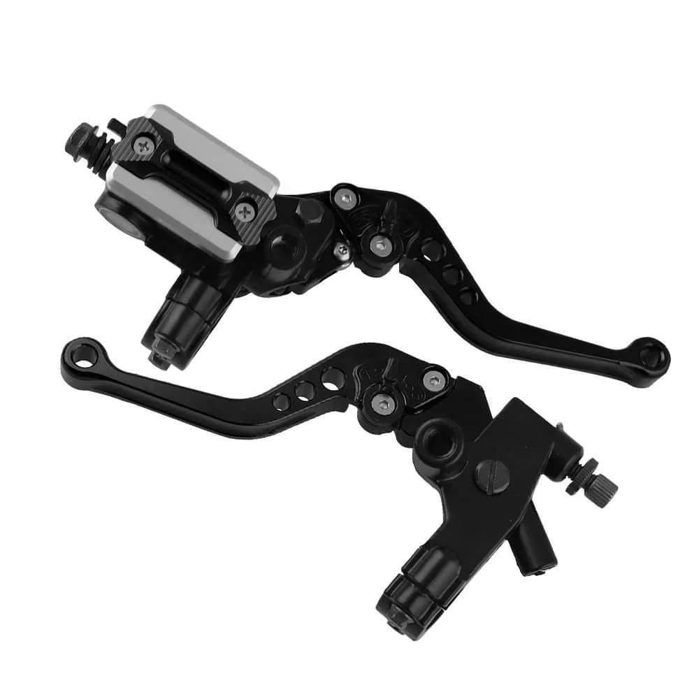 

Black Motorcycle Brake Handle Lever Accessories Brake Clutch Lever For Tank Zuma Gy6 125 200cc Motorcycle