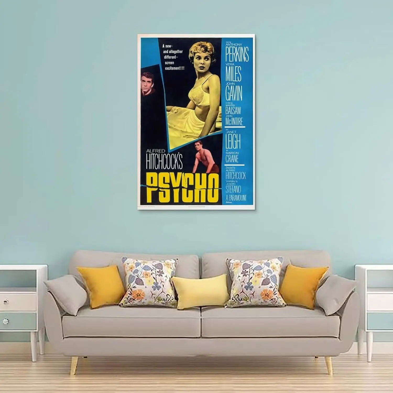 Shuei Psycho Movie Poster for Bedroom Aesthetic Canvas Art Wall Decor 12x18inch(30x45cm), Unframe-style-2