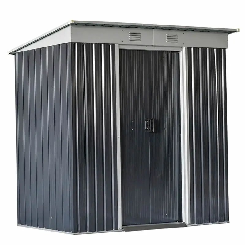 

Bicycle storage shed Garden tool house Outdoor carbon steel metal garden shed