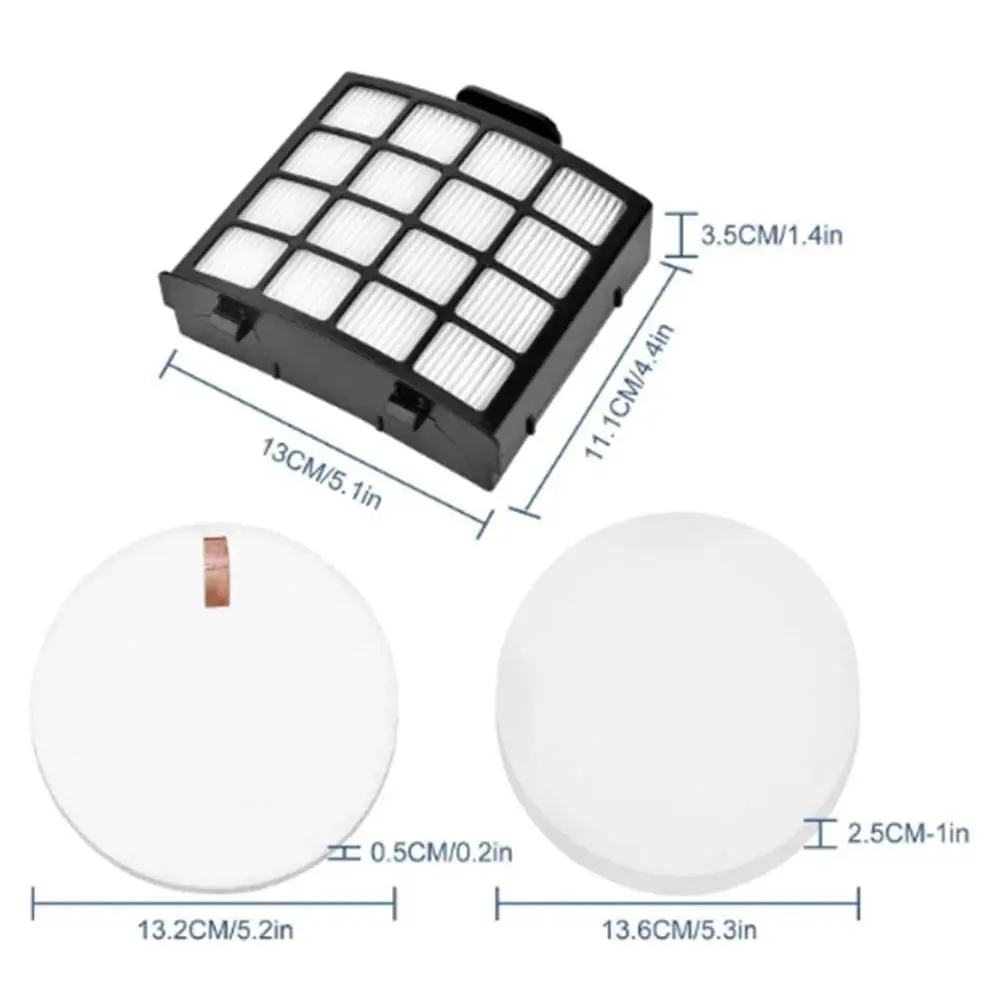 For Filter Cartridges For Shark AZ2002 And AZ2000 Vacuum Cleaners (3/6pcs Set) - Sponge ABS Filters