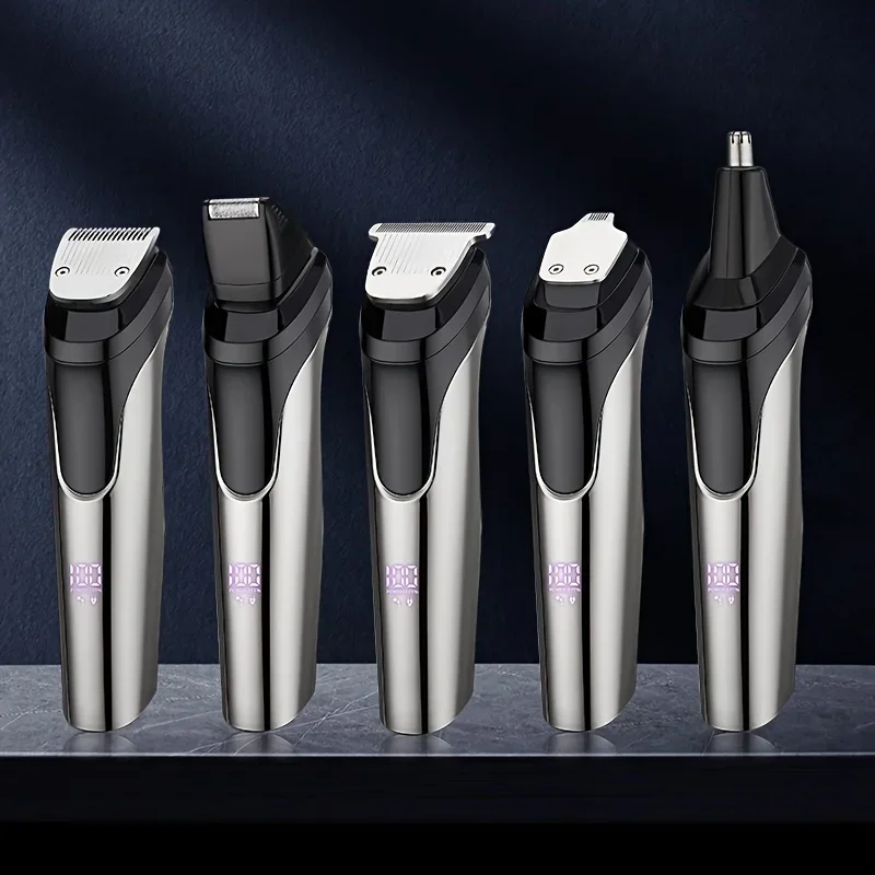 Beard Trimmer For Men, All-in-One Men's Hair Clipper Hair Trimmer, Mustache Body Nose Ear Facial Cutting Shaver
