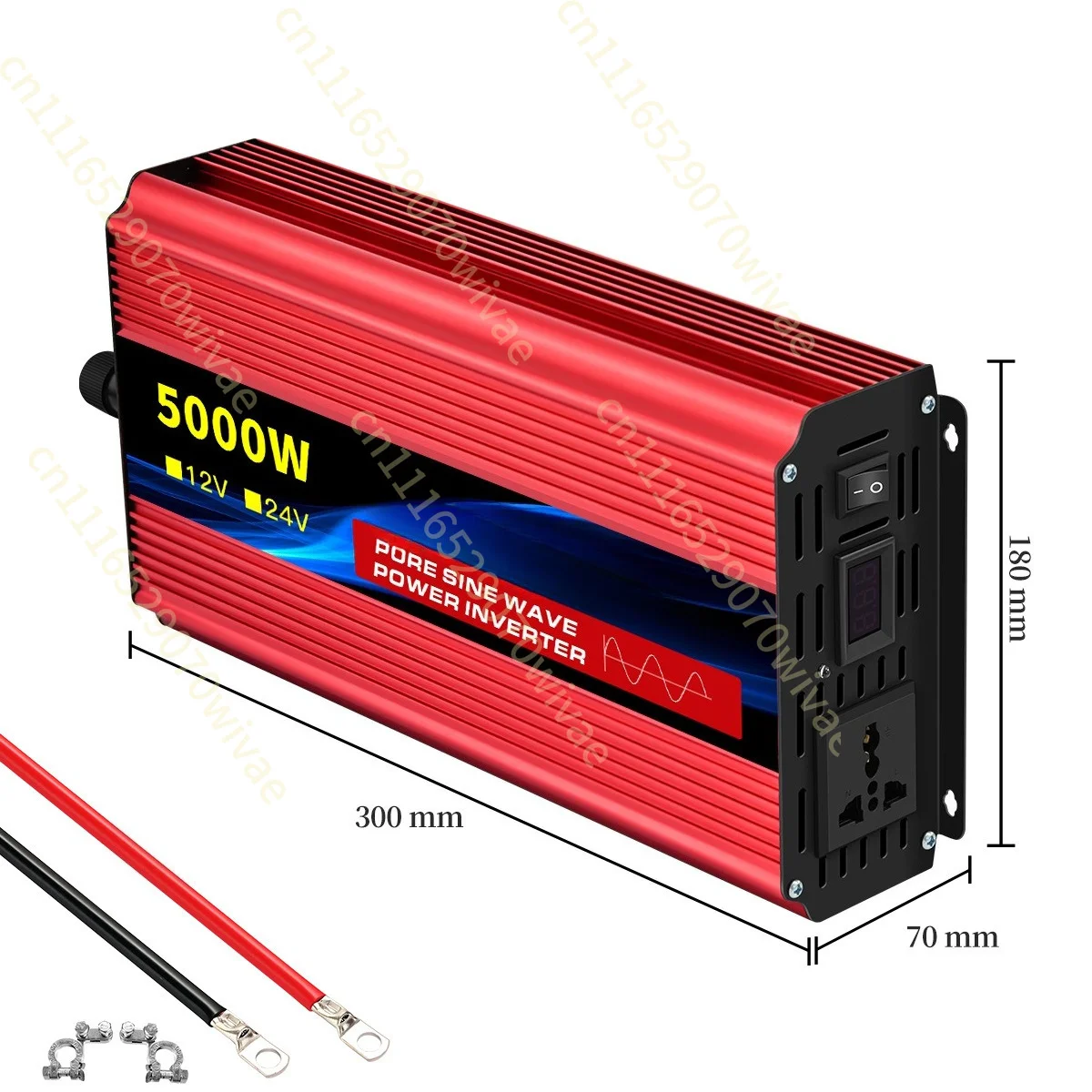 Pure Sine Wave 2000W/5000W Power Converter 12V24V to 110-220V Inverter Efficient Conversion