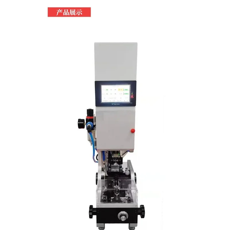 Semi-automatic waterproof bolt threading machine Automatic feeding self-inspection wire pulling leather threading machine