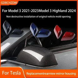 Copertura di ricambio per specchietto retrovisore per Tesla Model 3 Model 3 2017-2023 Highland 2024 tappi per specchietto retrovisore sostituire la parte