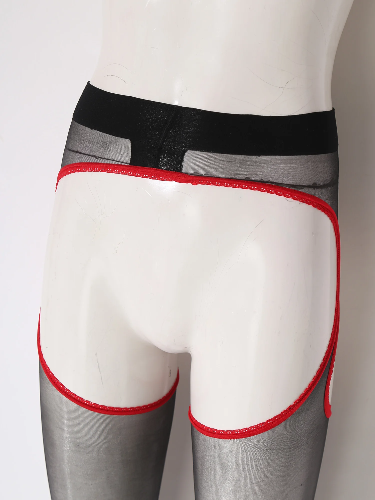 

Womens See Through Open Crotch Pantyhose Elastic Waistband Hollow Out Footed Leggings Nightwear Glossy Sheer Stockings Tights