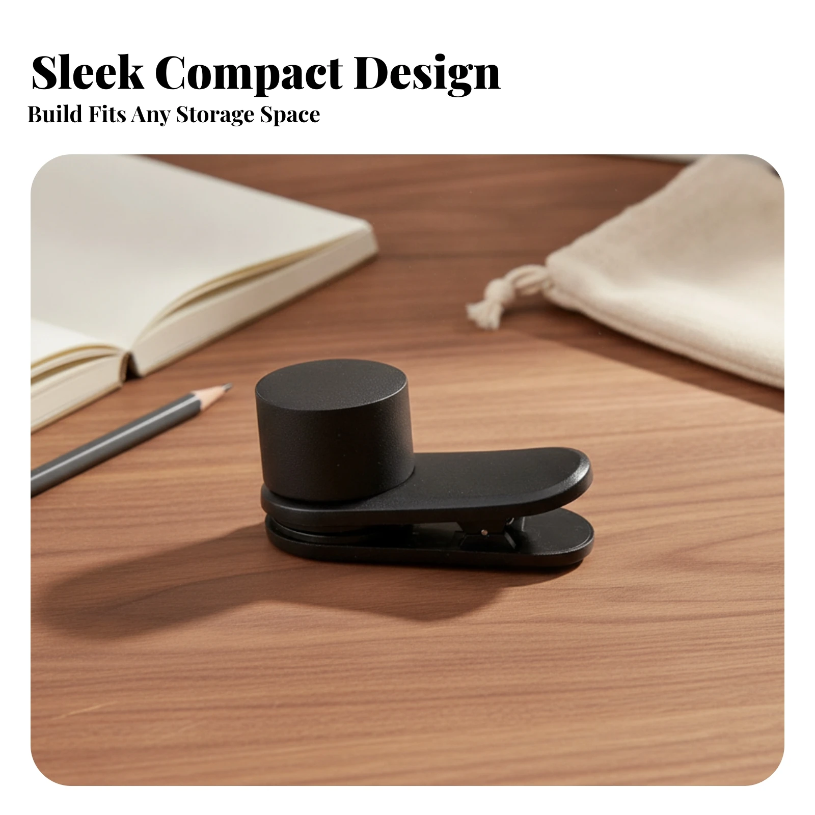 Matte Finish Writing Supply Spring-Loaded Chalk Holder Rounded Top Secure Grip Plastic Chalk Holder