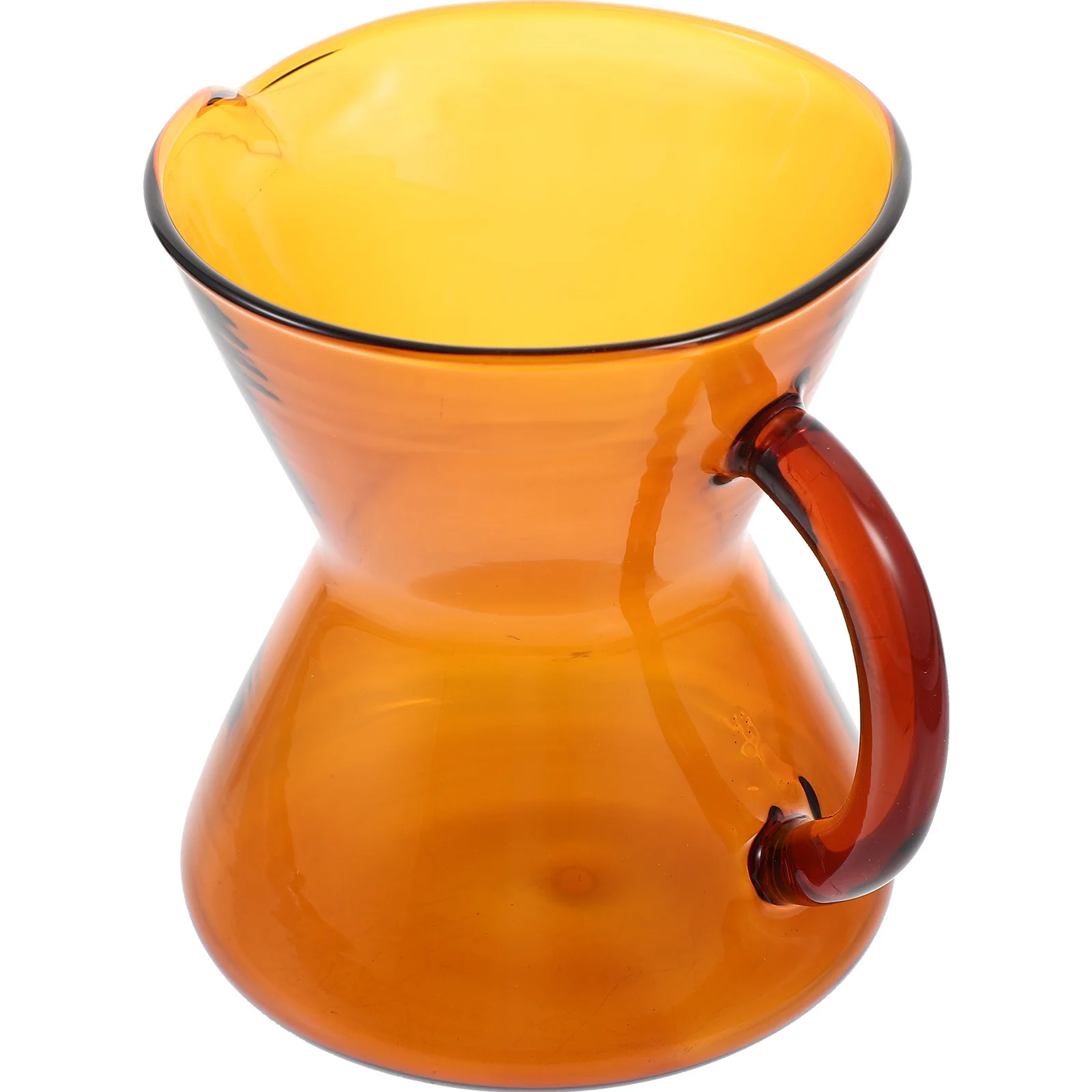 

300Ml Glass Coffee Dispenser Hand Drip Pot Heat Resistant Coffee Maker for Home Office Bar Use Creative Pour Spout Design Easy