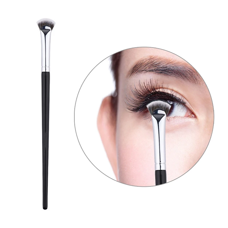 1Pc Waaiervormige Wimperborstel Zacht Niet Afwerpen Professionele Schoonheid Wimper Make-Up Borstels Mascara Markeerstift Poeder Smudge Tool