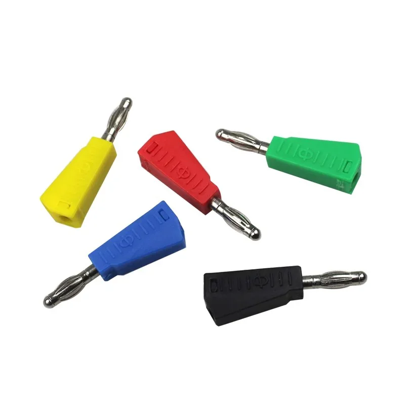 40PCS 4mm Stackable Banana Plug Electrical Joint Can Continue To Plug Welding DIY Tools Gun Type Connector