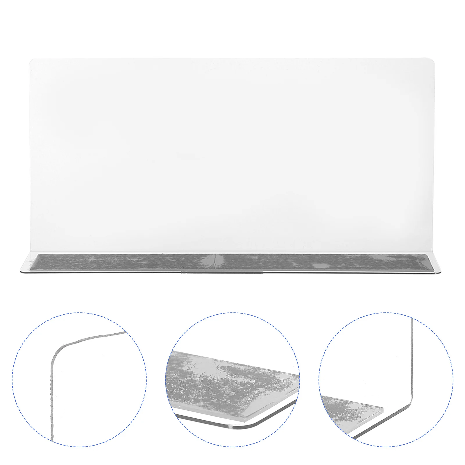 

3 Pcs Supermarket Sorting Baffle Goods Classification Boards Shop Clapboard Commodity Plastic Plate Pvc Magnet Plates