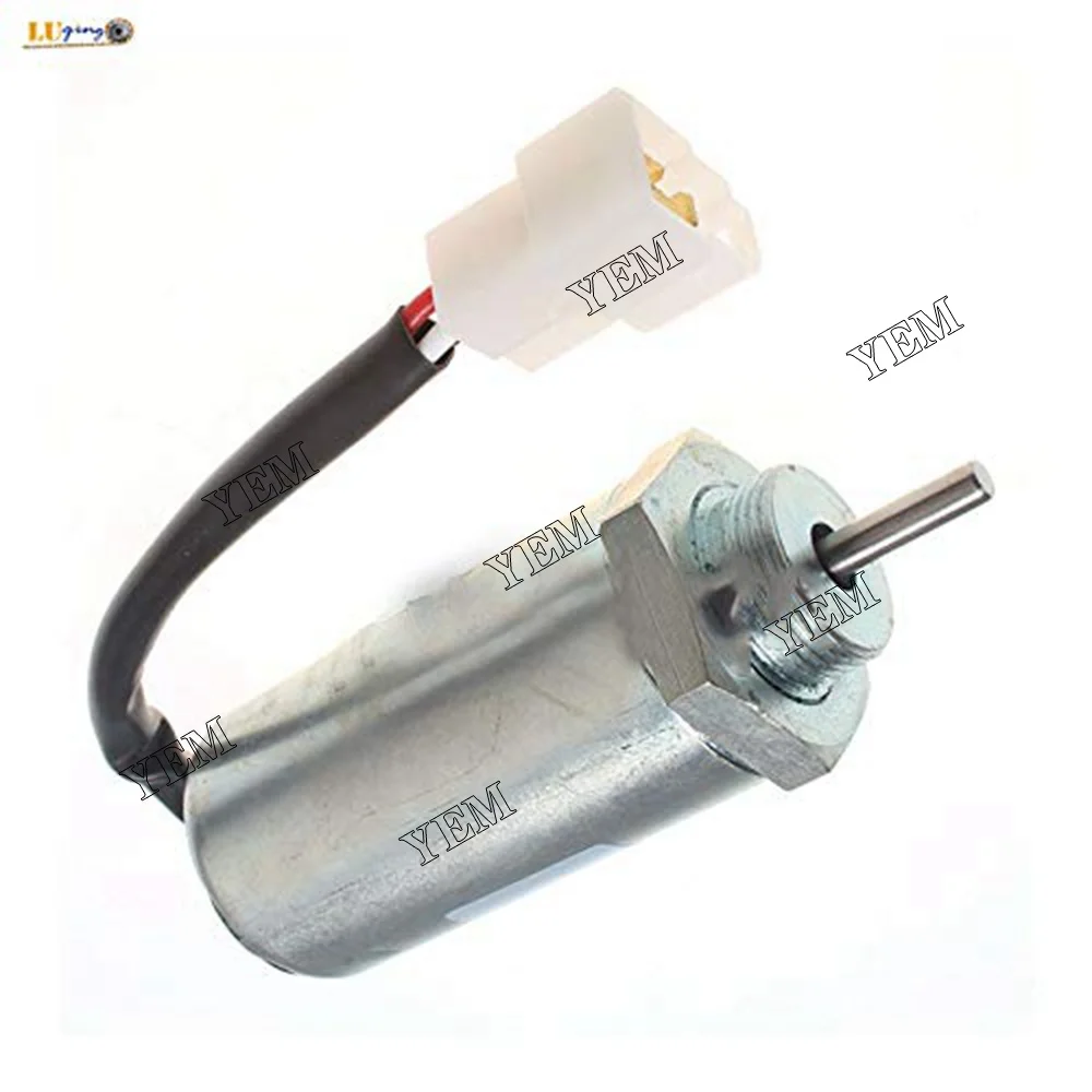 Brand-New Fuel Shutoff Solenoid 12V For JCB Mini Excavator 8080/8055 ZTS/8065 RTS/8085