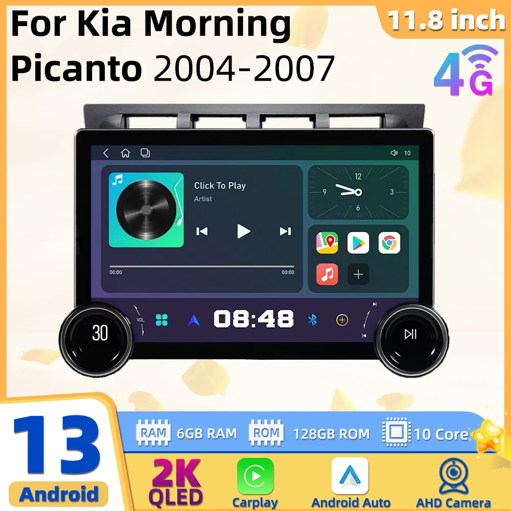 

Car Radio 2 Din Android Stereo for Kia Morning Picanto 2004-2007 Navigation Multimedia Player Head Unit Autoradio Auto Carplay