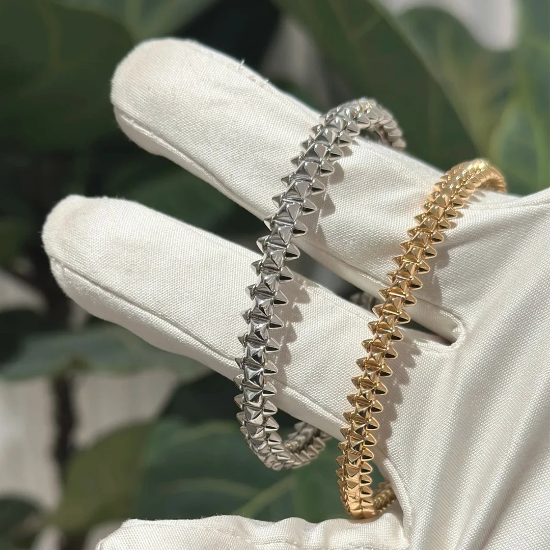 

Браслет из высококачественной титановой стали с поворотным дизайном из ивы. Изысканное ювелирное изделие, Модный женский подарок