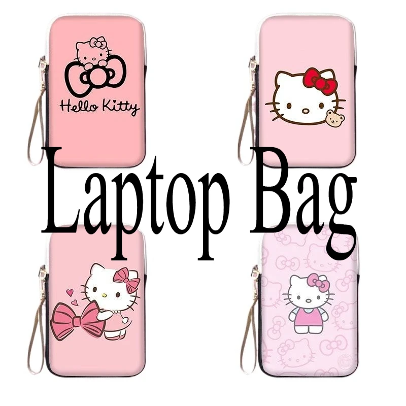 

Anime Sanrio Hello Kitty Cute Pink Laptop Bag for Dell HP Huawei Xiaomi Macbook Air M2 Case 10 11 12 13 14 15 Inner Bladder