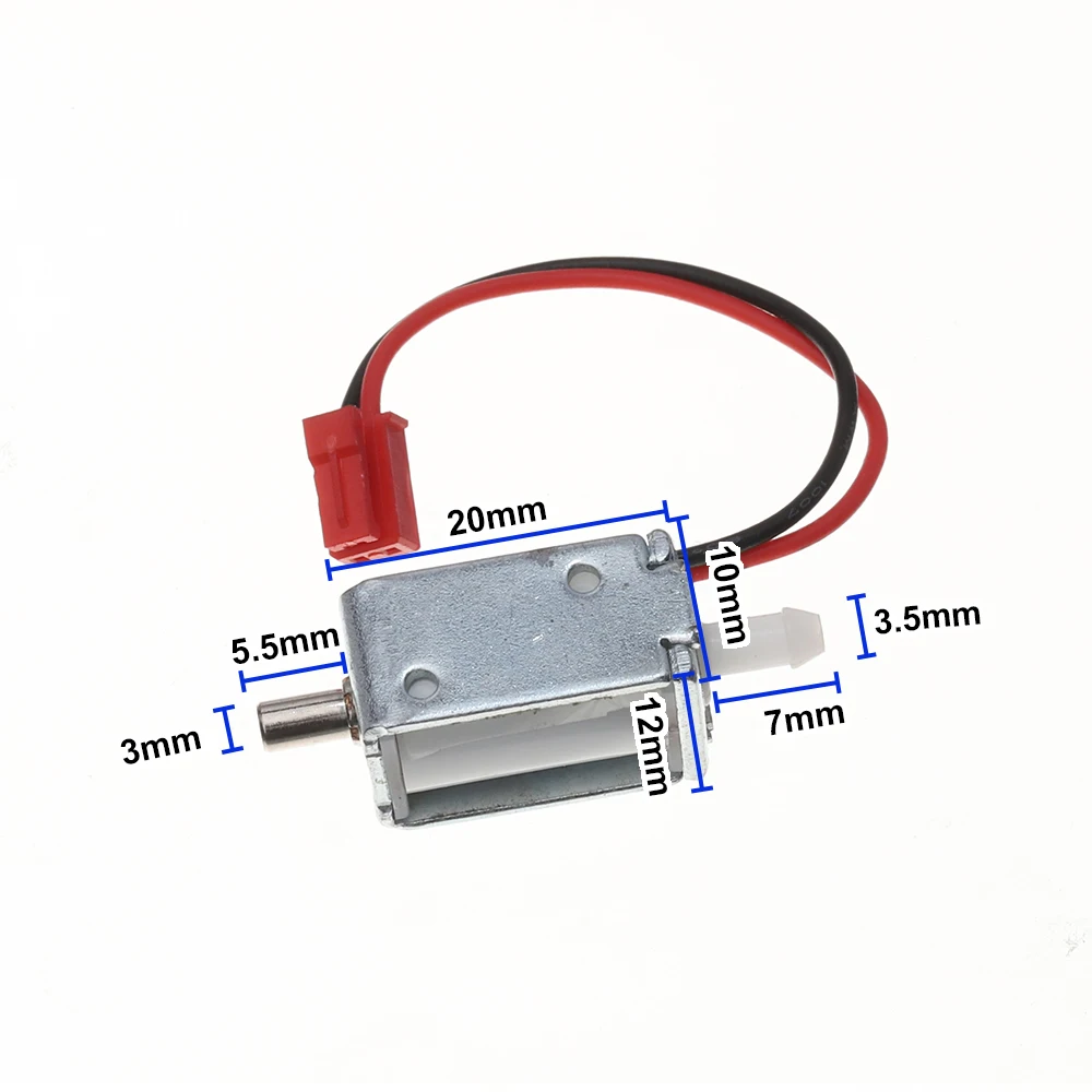 Mini Normally Closed Solenoid Valve DC 12V Electric Air Valve Mini 10mm*12mm Normally Closed N/C Air Release Contorl Valve