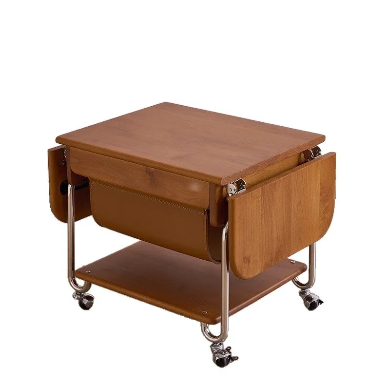 Factory Direct 2026 Medieval solid wood coffee table living room household small apartment tea tea Dumbo coffee combination fold