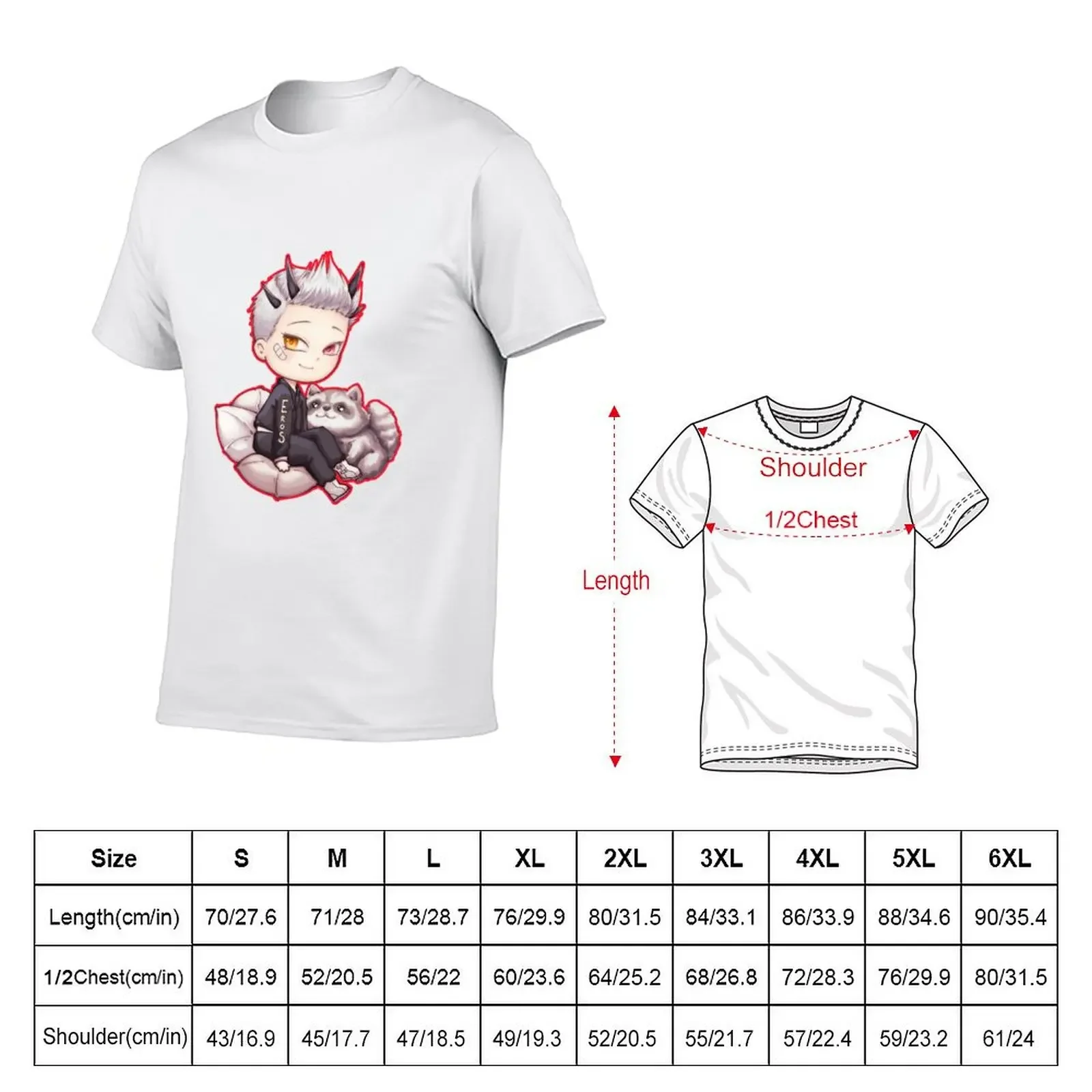 Eros and Snaccoon T-Shirt cute tops summer shirt quick-drying t shirt men